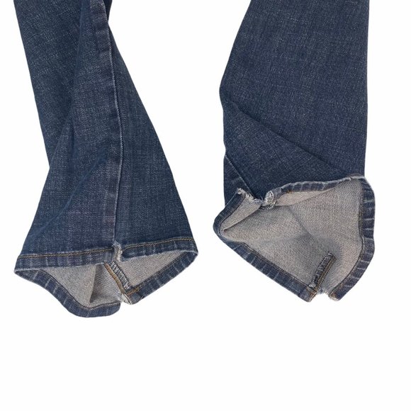 Active Denim Jeans 38x32 Button Fly Dark Wash Blue Faded Slim Straight Casual - Picture 7 of 11